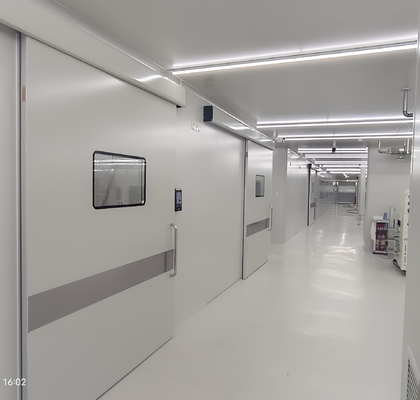 comprar Sala limpia de hospital Puerta corredera automática aislamiento térmico Construcción sin costuras online manufacture