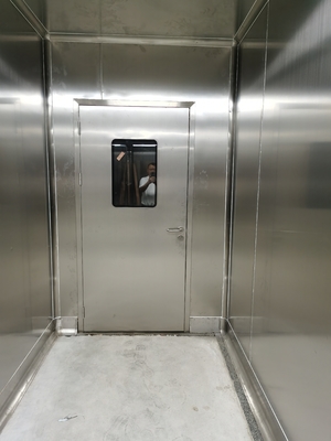 comprar GMP 304 de acero inoxidable Puertas de cuarto limpio Puertas de entrada de swing de metal para el hospital online manufacture