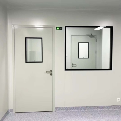 comprar Puertas limpias de acero galvanizado, puertas sanitarias con ventana de cristal online manufacture