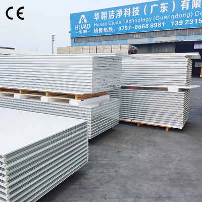 comprar 0.426 0,476 mm Paneles de separación de salas limpias de acero recubierto Fabricación en línea