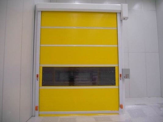 comprar Puerta de rodadura rápida de PVC de almacén, protección contra el polvo Puertas de persianas industriales de rodillo online manufacture
