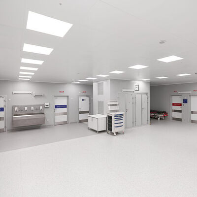 comprar HUAAO Modular Modular Cleanroom ISO 8 Proyecto llave en mano Proyecto profesional de salas limpias prefabricadas Diseño a prueba de fuego a prueba de agua Fabricación en línea