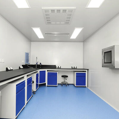 comprar HUAAO Modular Modern Cleanroom Laboratorio Científico Resistente a Químicos Estación de Trabajo Biológica Certificación ISO5 Característica Ignífuga para Fabricación en línea
