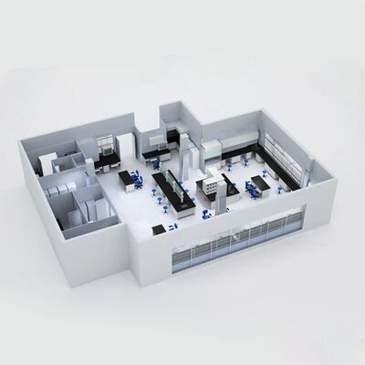 comprar HUAAO Sala Limpia Modular Uso Hospitalario Filtro HEPA Vertical Flujo de Aire Laminar Ignífugo Ecológico Taller Diseño Minimalista Fabricación en línea