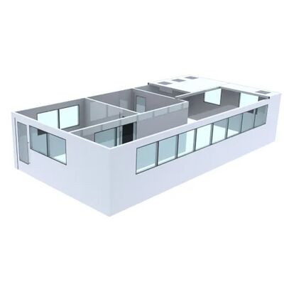 comprar HUAAO GMP Construcción Panel de techo de pared a prueba de fuego Sala limpia ISO Clase 8 Laboratorio Hospital Taller de cosméticos Moderno Fabricación en línea