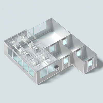 comprar HUAAO Sala Limpia Modular Certificada GMP para Hospitales y Talleres, Minimalista y Personalizada, 66 m², Características Ignífugas Fabricación en línea