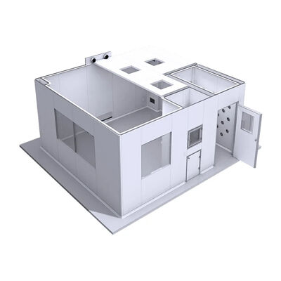 comprar HUAAO Solución profesional de cuarto limpio modular moderno ISO5-9 a prueba de fuego personalizado para el proyecto de laboratorio taller hospital y salas limpias Fabricación en línea