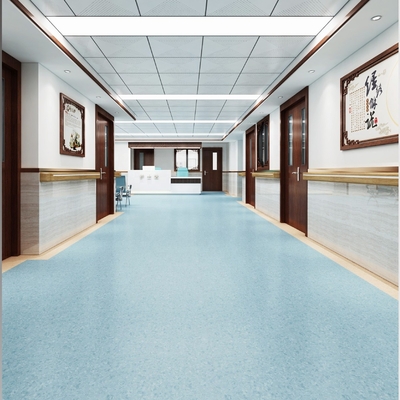 Cuarto limpio del hospital PVC de piso de plástico antistático de vinilo