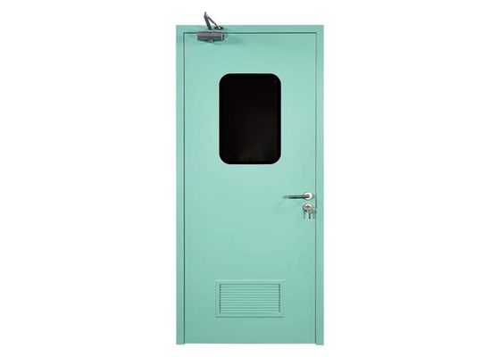 Puertas giratorias modulares herméticamente selladas para hospitales