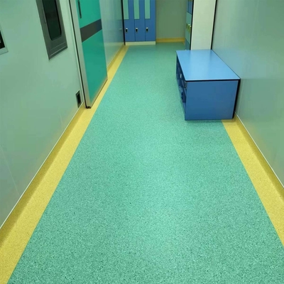 Suelos de PVC comerciales homogéneos para oficinas de centros comerciales hospitalarios