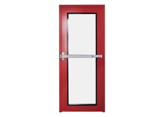 GMP Estándar de metal de salida de emergencia de la puerta de diseño de hoja única con cerraduras de seguridad