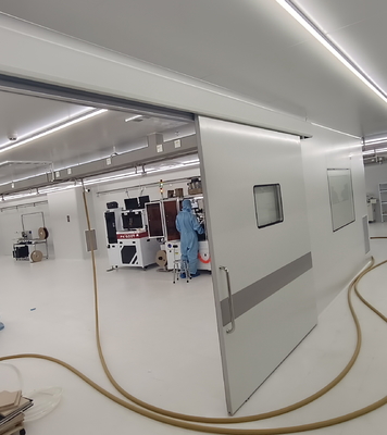 Puerta corredera de la sala de cirugía herméticamente sellada automática 304 de acero inoxidable