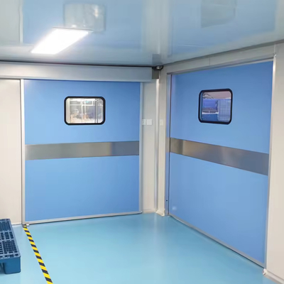 Sala limpia silenciosamente Puertas automáticas Herméticamente selladas Puertas de teatro de hospital