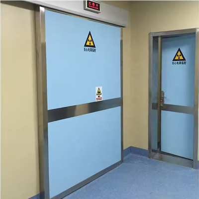 Revestimiento antibacteriano avanzado en puertas corredizas automáticas para hospitales