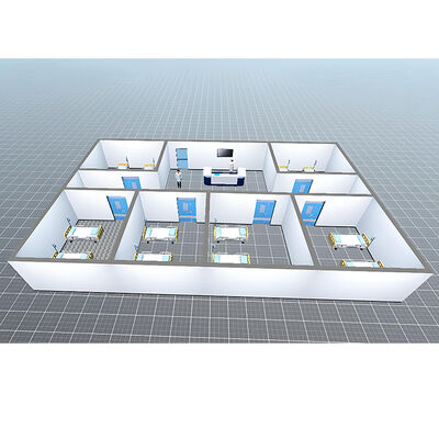 HUAAO Clínica Móvil Prefabricada de Montaje Rápido para Proyectos Gubernamentales, Hospitales, Laboratorios, Salas Limpias Modulares