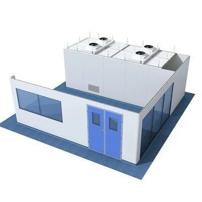 HUAAO Sala Limpia Modular Minimalista Diseño ISO 5-8 Prefabricada para Uso en Talleres y Hospitales Laboratorio sin Polvo Fábrica